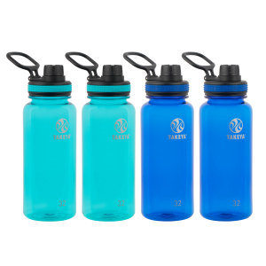 Tritan Water Bottle With Spout Lid (4 Pack)
