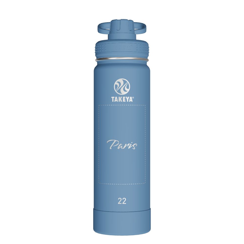 Actives Water Bottle With Spout Lid - customized