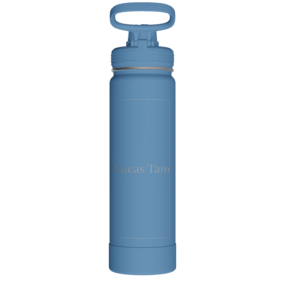 Actives Water Bottle With Spout Lid - customized - Image 2