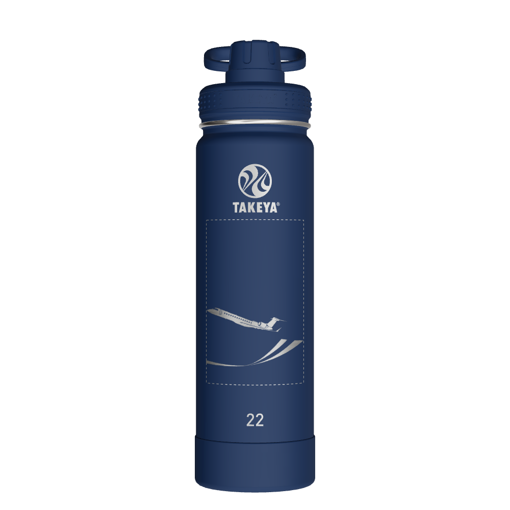 Actives Water Bottle With Spout Lid - customized