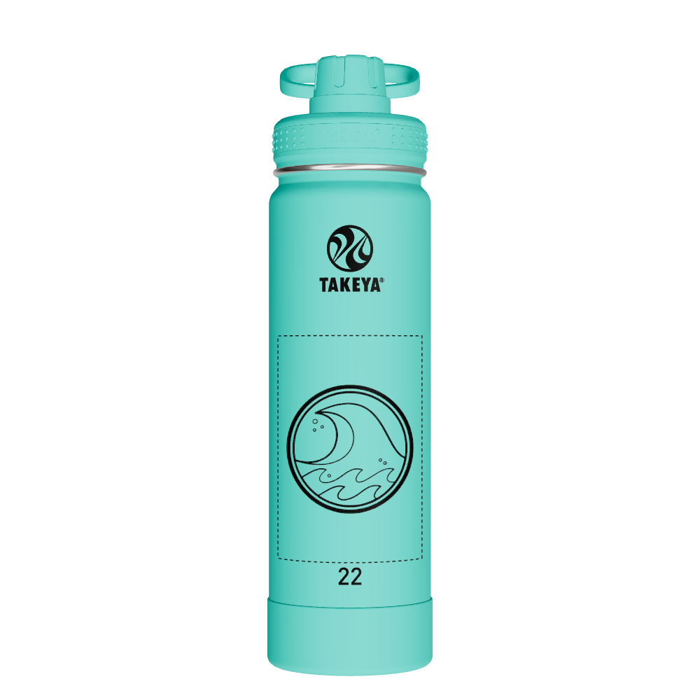 Actives Water Bottle With Spout Lid - customized