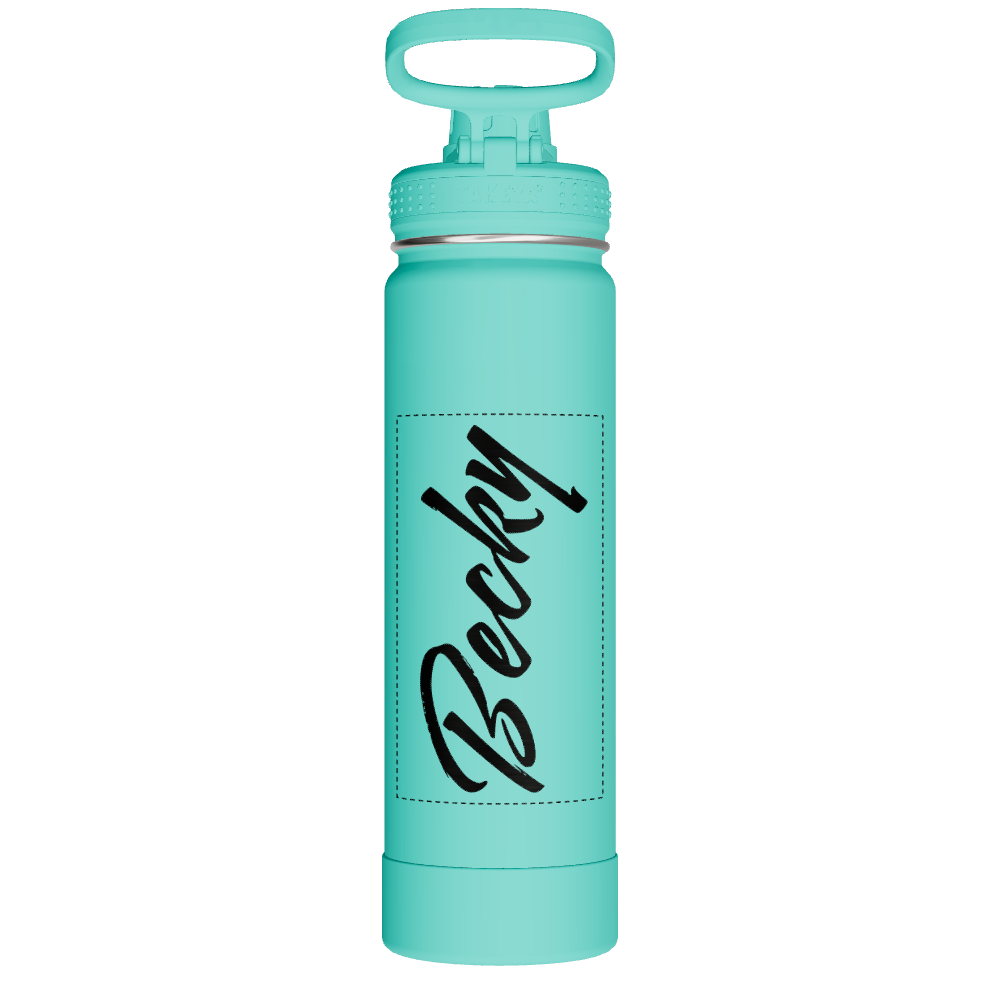 Actives Water Bottle With Spout Lid - customized - Image 2