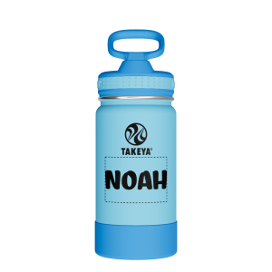 Actives Kids Water Bottle With Straw Lid - customized