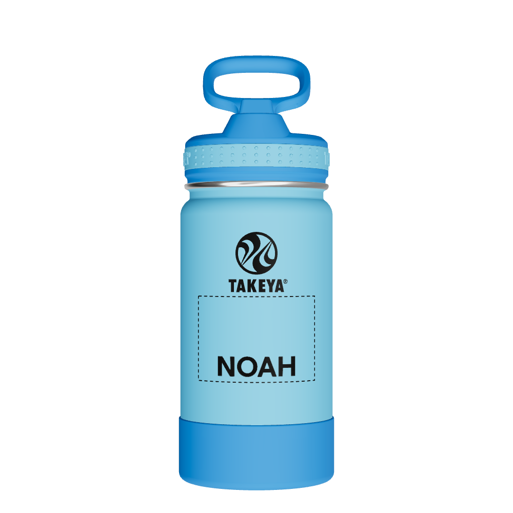 Actives Kids Water Bottle With Straw Lid - customized