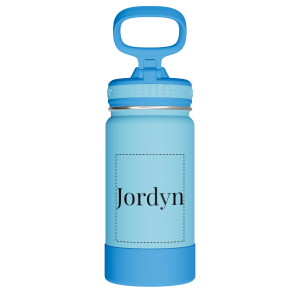 Actives Kids Water Bottle With Straw Lid - customized