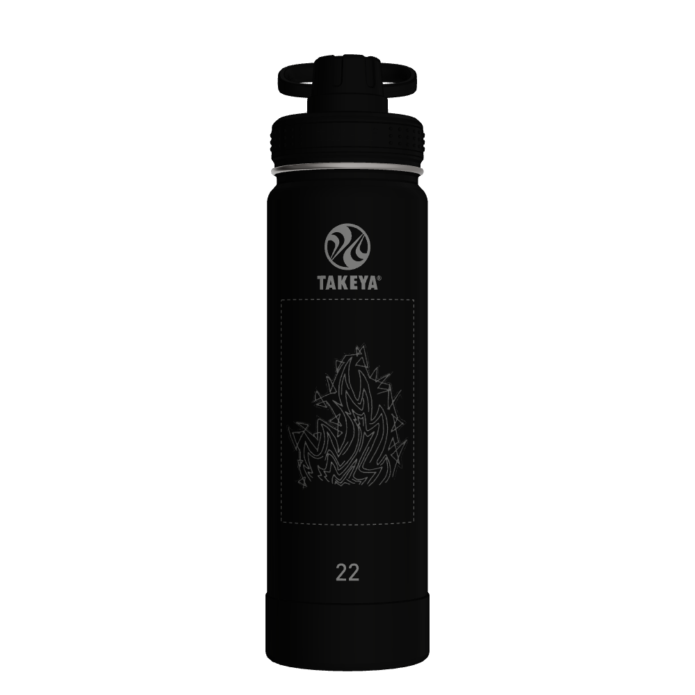 Actives Water Bottle With Spout Lid - customized