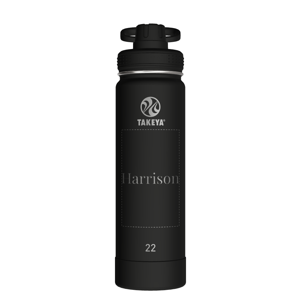 Actives Water Bottle With Spout Lid - customized