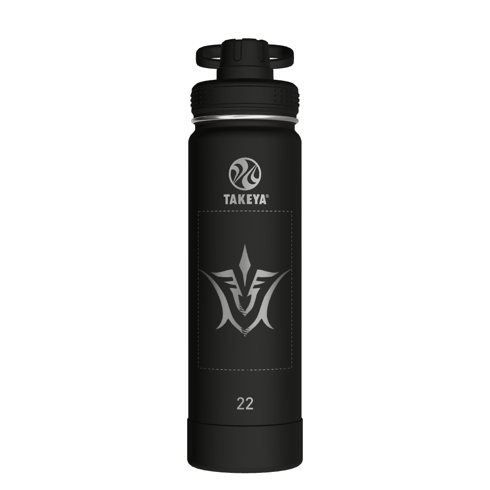 Actives Water Bottle With Spout Lid - customized