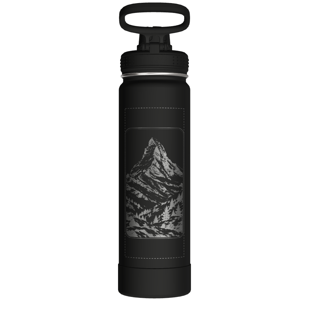 Actives Water Bottle With Spout Lid - customized - Image 2