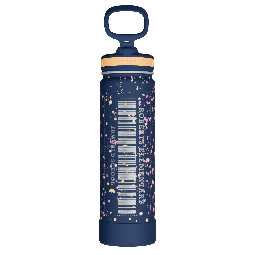 Actives Water Bottle With Straw Lid - customized