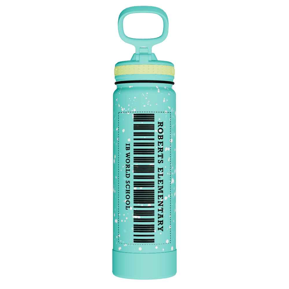 Actives Water Bottle With Straw Lid - customized