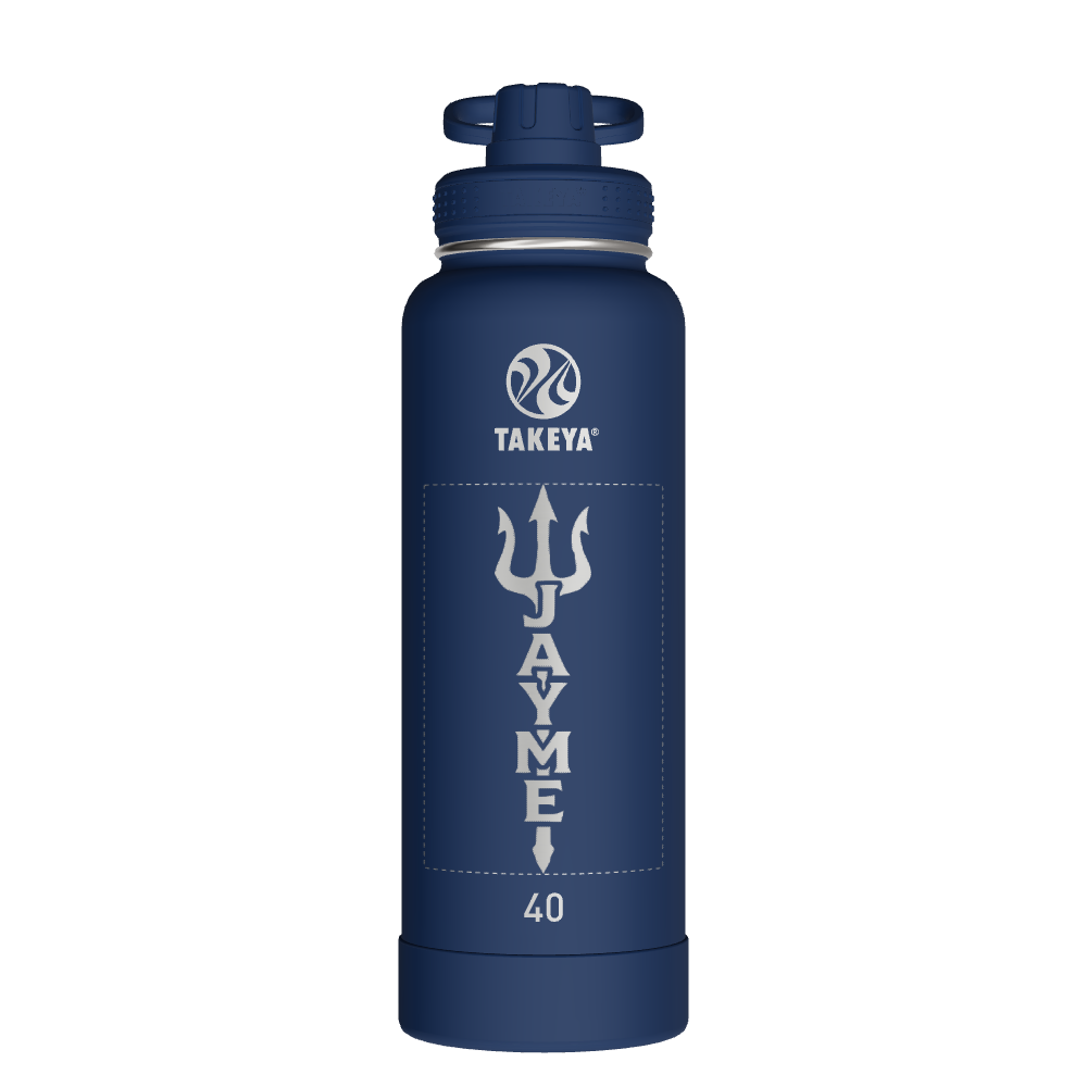 Actives Water Bottle With Spout Lid - customized