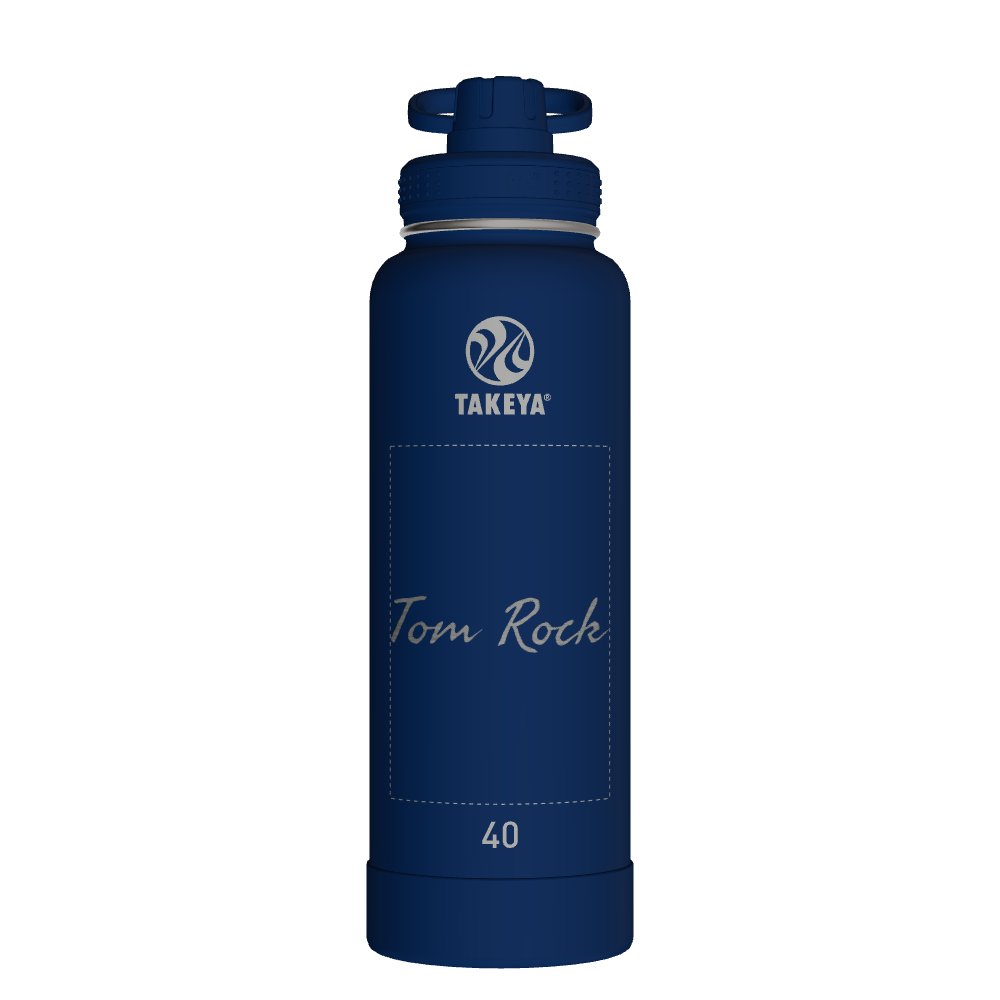 Actives Water Bottle With Spout Lid - customized