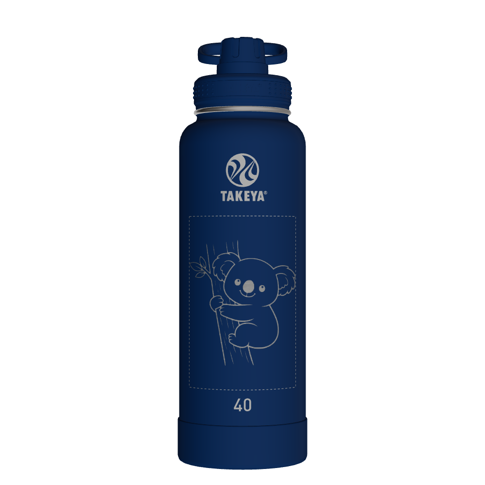 Actives Water Bottle With Spout Lid - customized