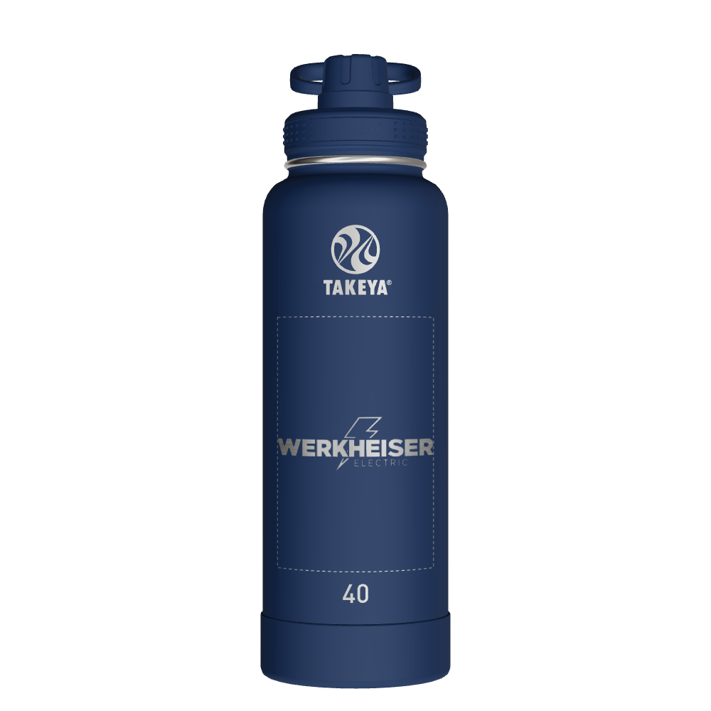 Actives Water Bottle With Spout Lid - customized