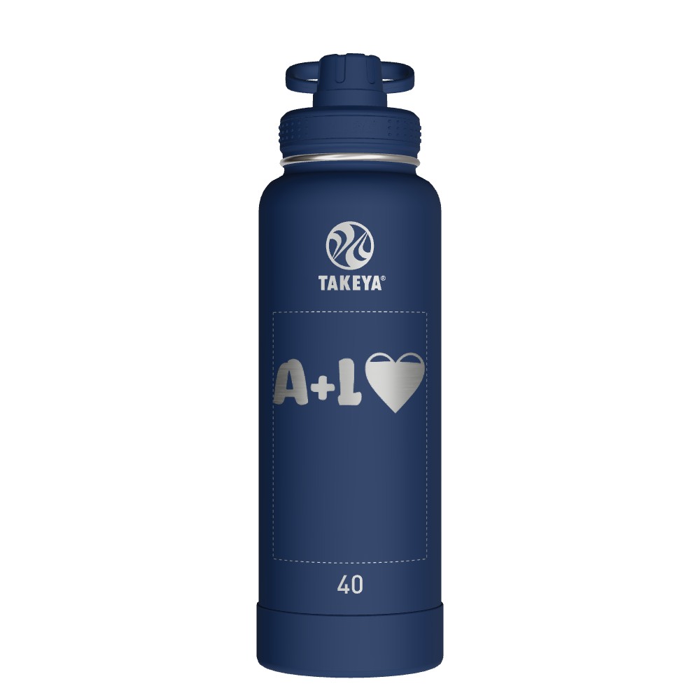 Actives Water Bottle With Spout Lid - customized