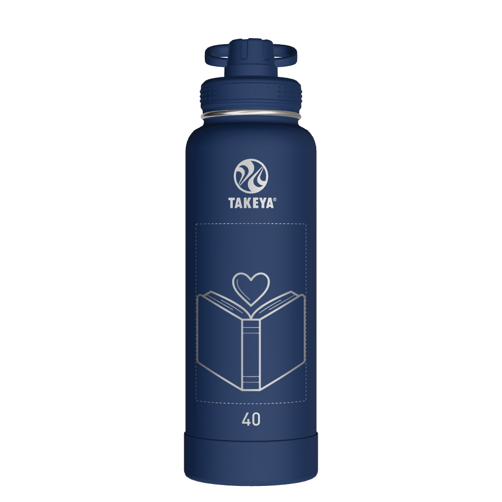Actives Water Bottle With Spout Lid - customized