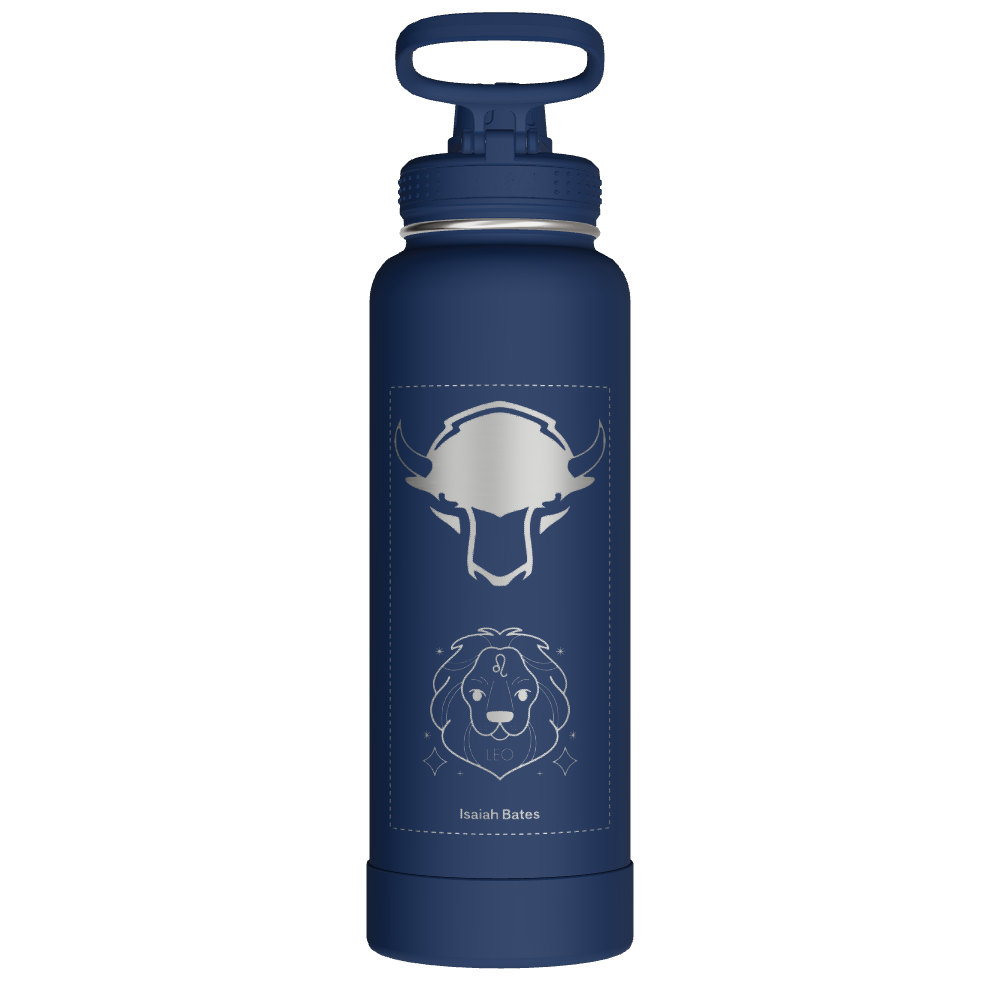 Actives Water Bottle With Spout Lid - customized - Image 2