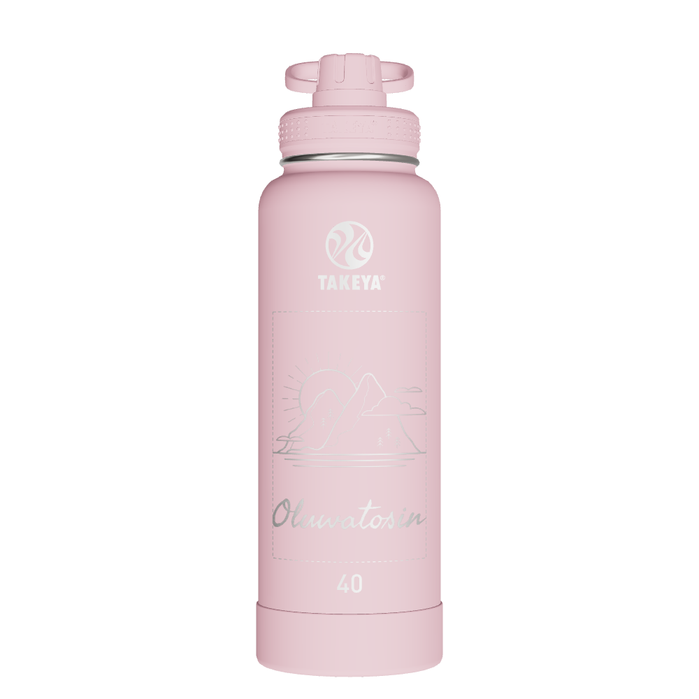 Actives Water Bottle With Spout Lid - customized