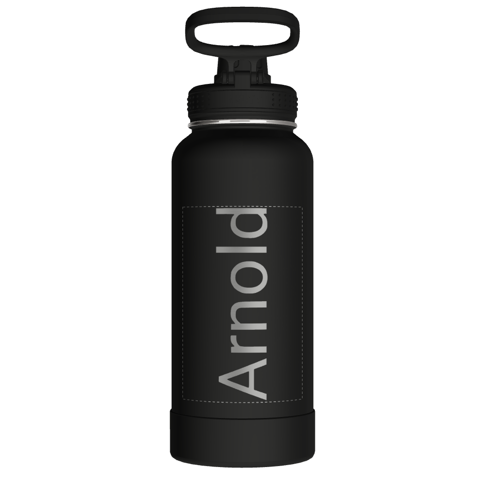 Actives Water Bottle With Spout Lid - customized - Image 2