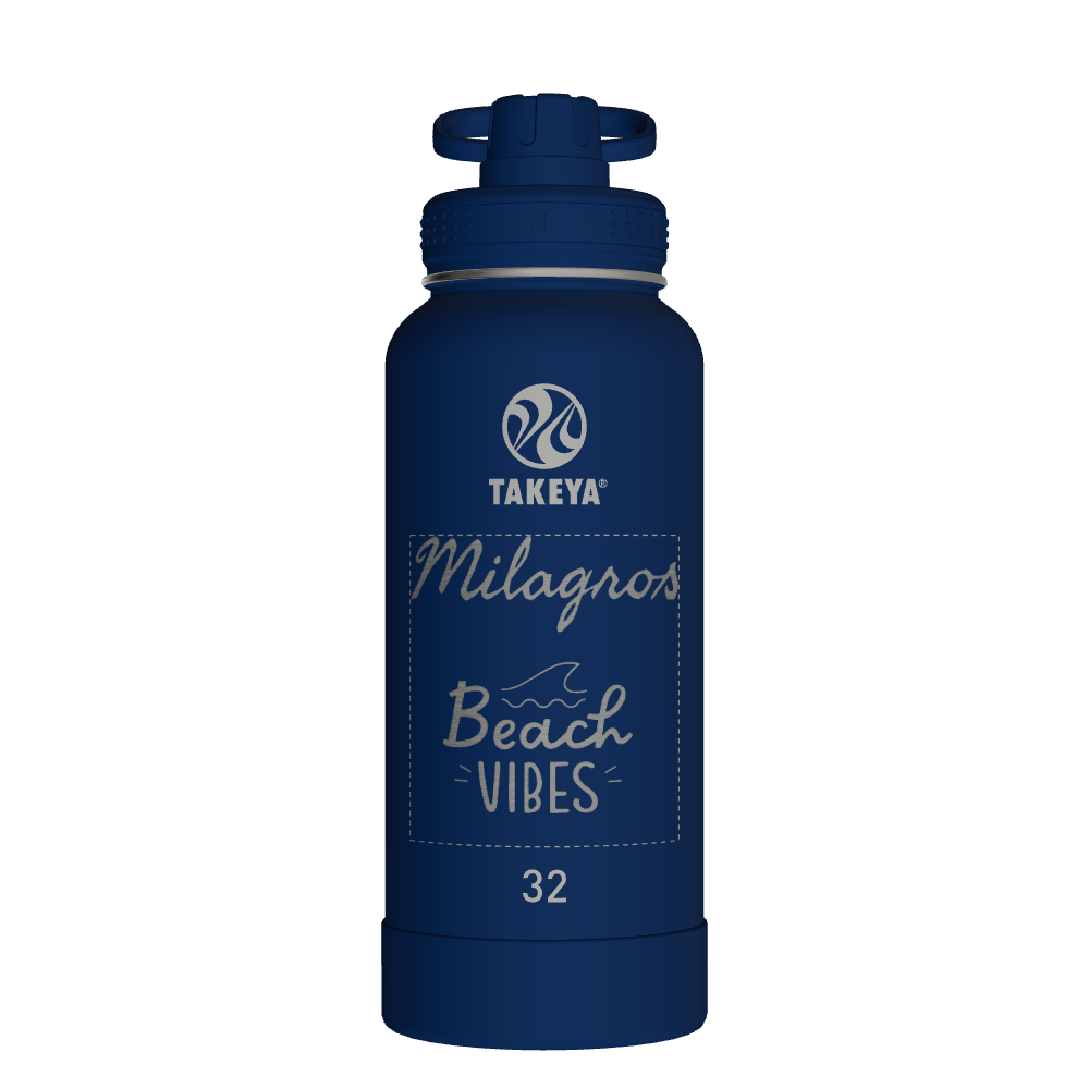 Actives Water Bottle With Spout Lid - customized