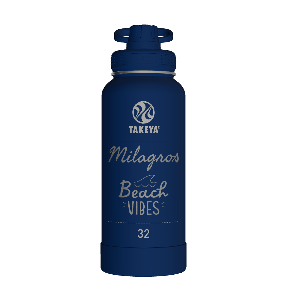 Actives Water Bottle With Spout Lid - customized