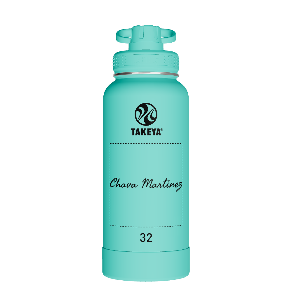 Actives Water Bottle With Spout Lid - customized