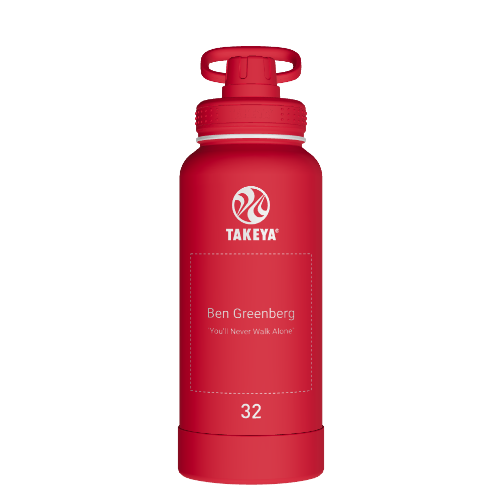 Actives Water Bottle With Spout Lid - customized