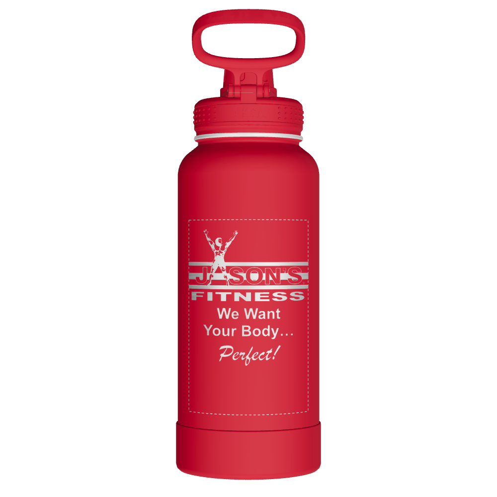 Actives Water Bottle With Spout Lid - customized
