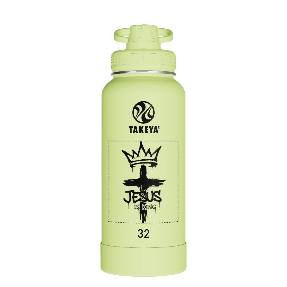 Actives Water Bottle With Spout Lid - customized