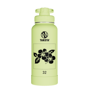 Actives Water Bottle With Spout Lid - customized