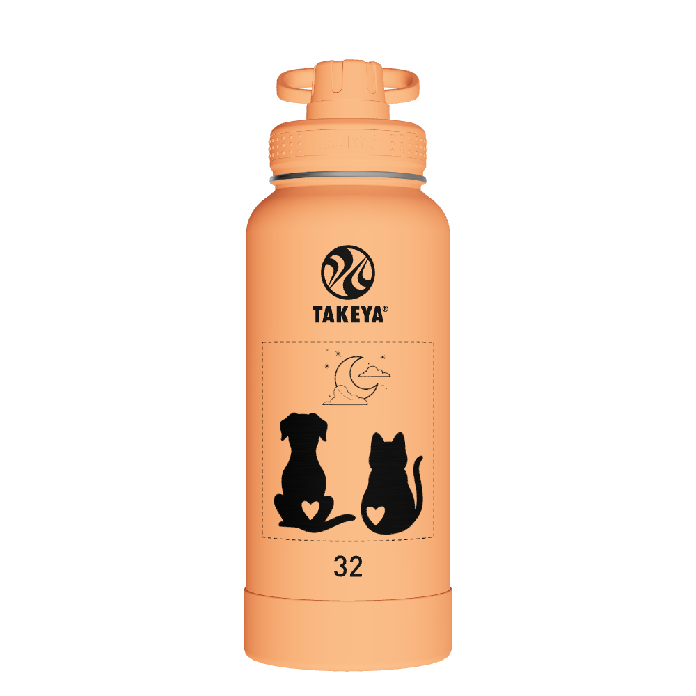 Actives Water Bottle With Spout Lid - customized