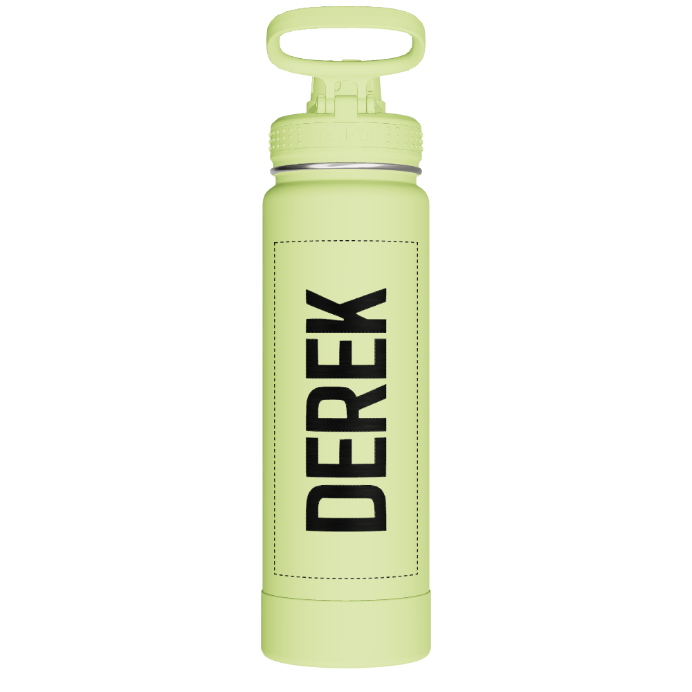 Actives Water Bottle With Spout Lid - customized - Image 2