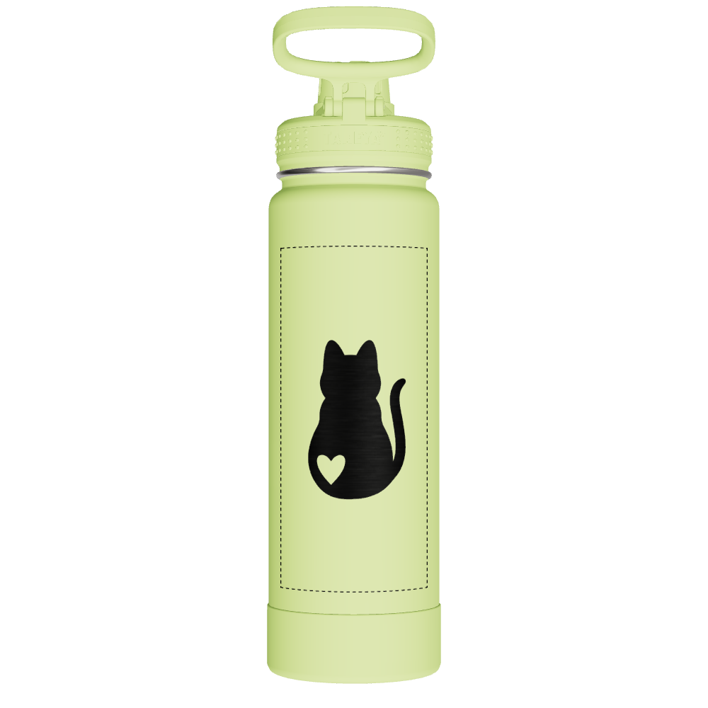 Actives Water Bottle With Spout Lid - customized - Image 2