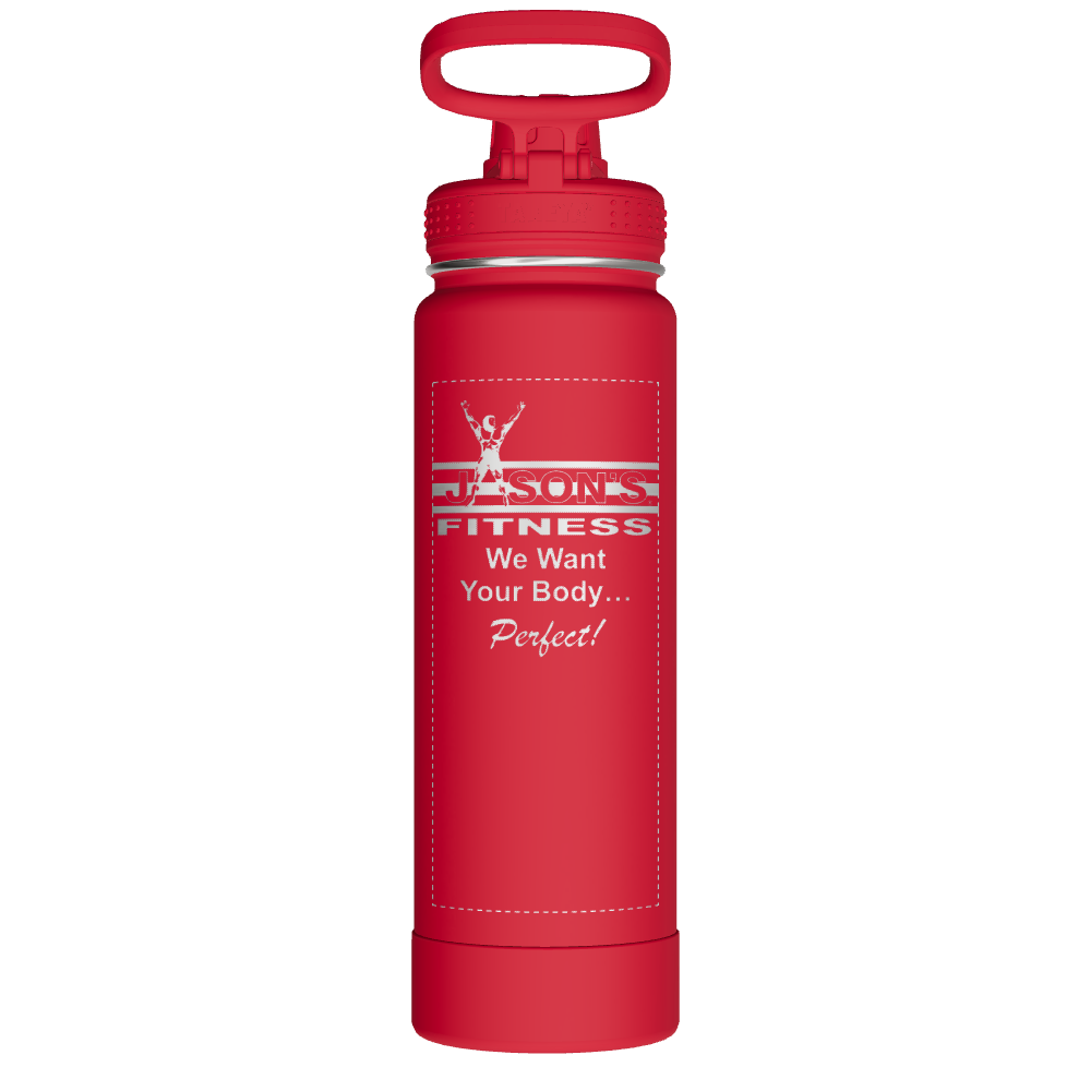 Actives Water Bottle With Spout Lid - customized