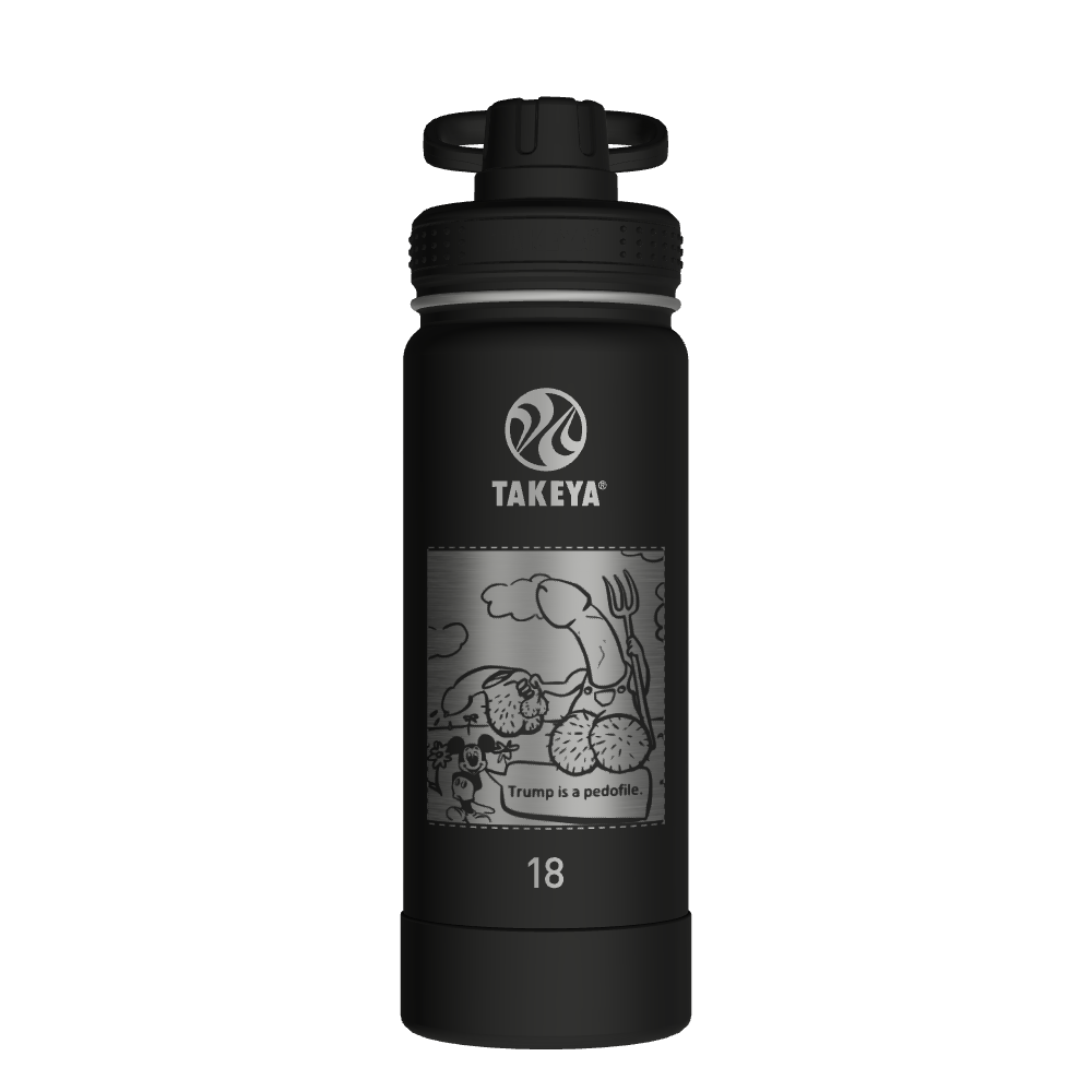 Actives Water Bottle With Spout Lid - customized