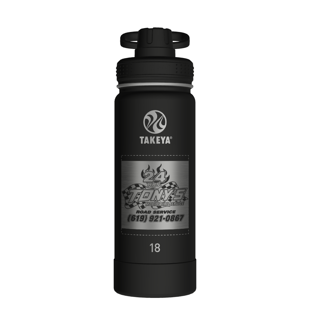 Actives Water Bottle With Spout Lid - customized