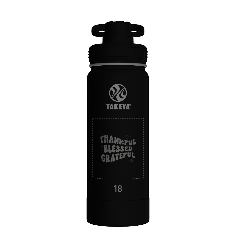 Actives Water Bottle With Spout Lid - customized