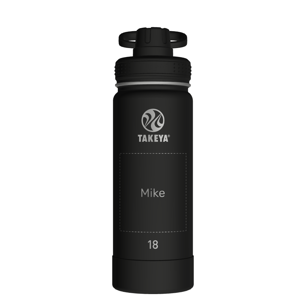 Actives Water Bottle With Spout Lid - customized