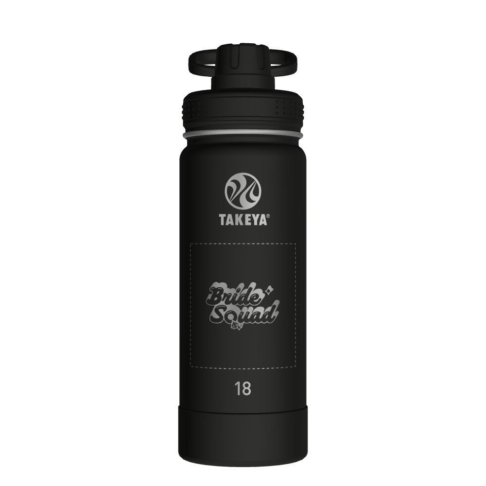 Actives Water Bottle With Spout Lid - customized