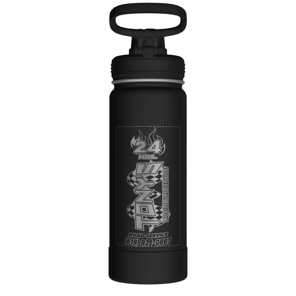 Actives Water Bottle With Spout Lid - customized - Image 2