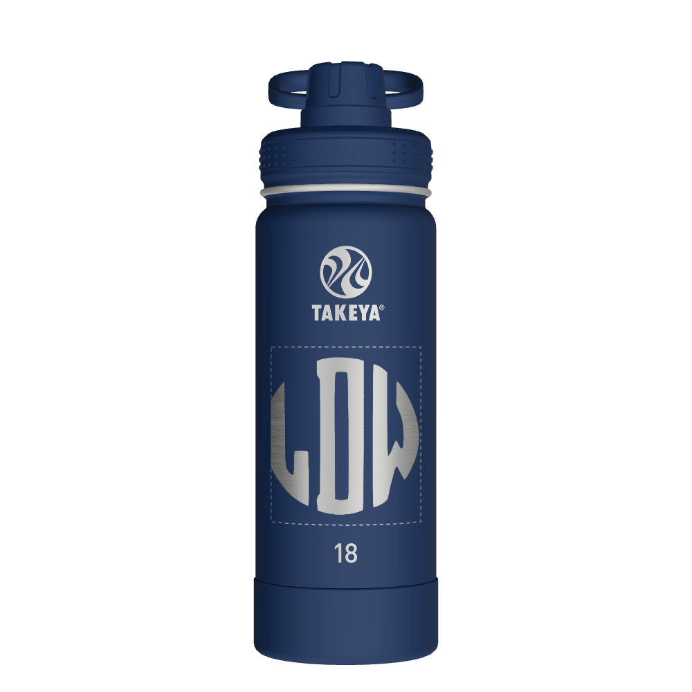 Actives Water Bottle With Spout Lid - customized