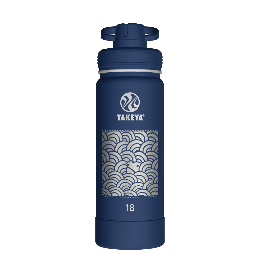 Actives Water Bottle With Spout Lid - customized