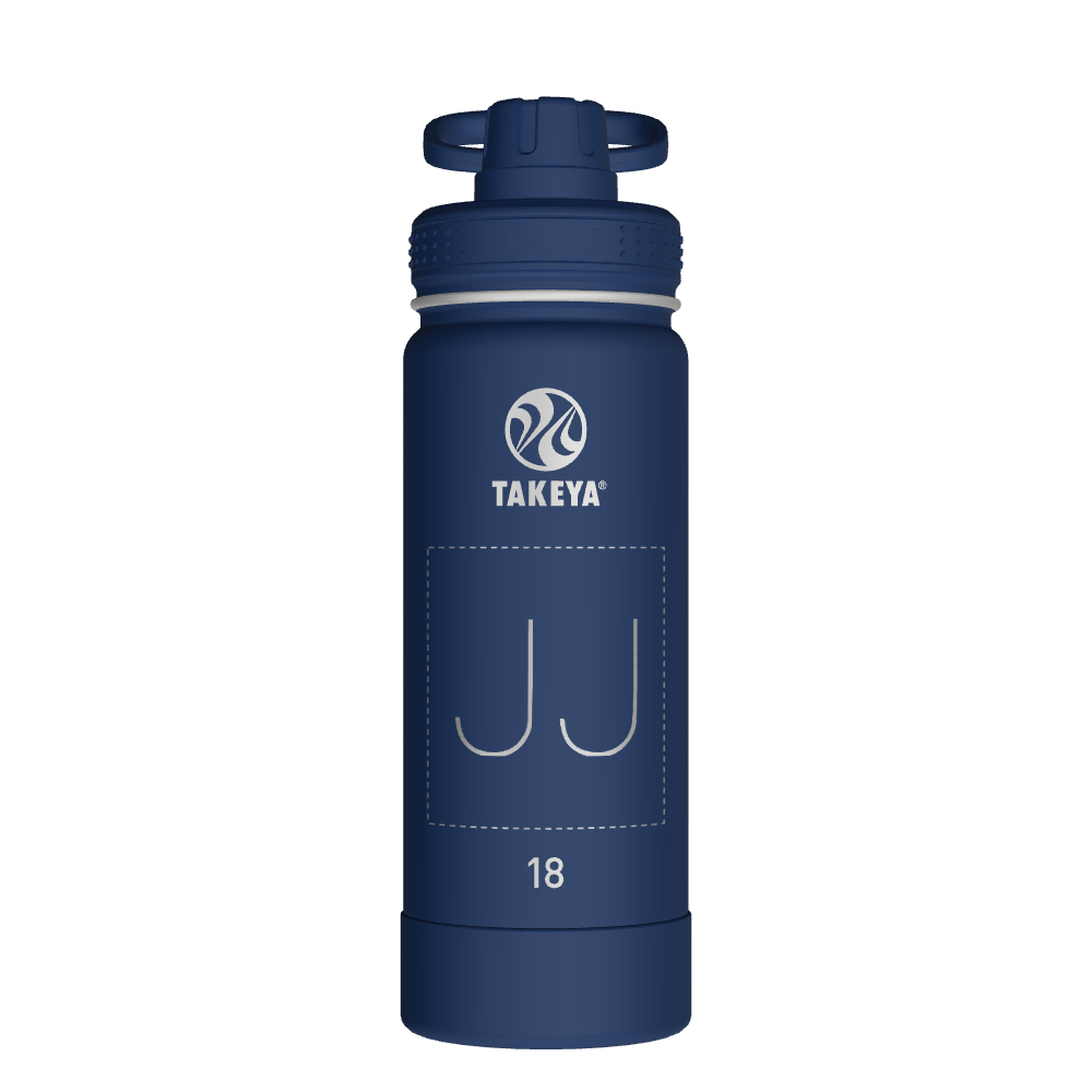 Actives Water Bottle With Spout Lid - customized