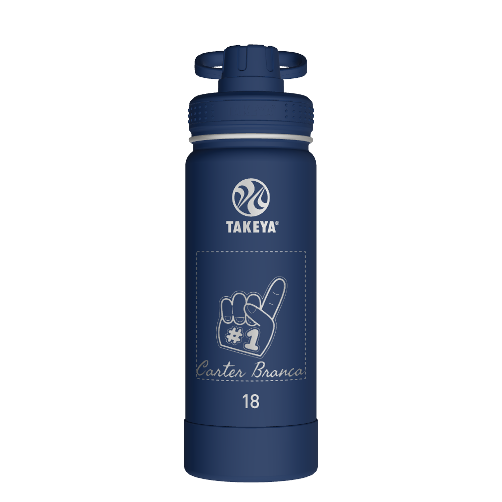 Actives Water Bottle With Spout Lid - customized