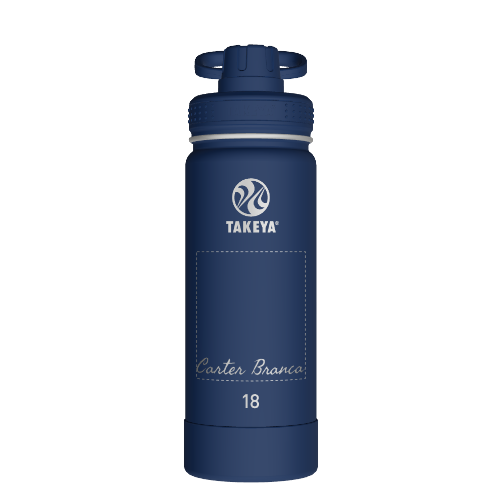 Actives Water Bottle With Spout Lid - customized