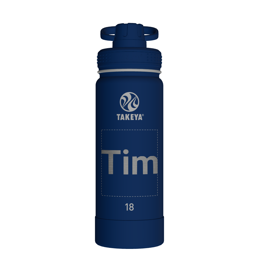 Actives Water Bottle With Spout Lid - customized