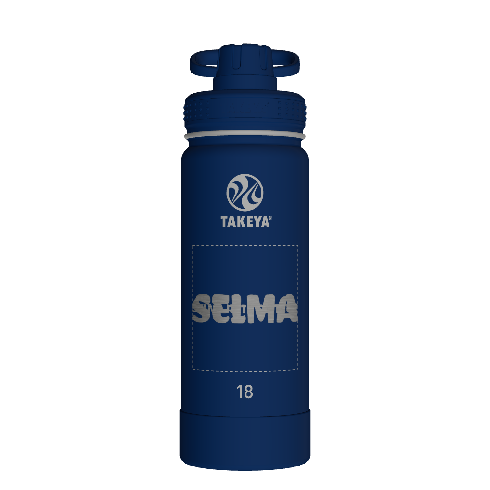 Actives Water Bottle With Spout Lid - customized