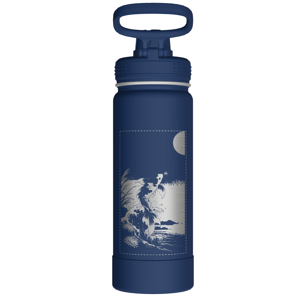 Actives Water Bottle With Spout Lid - customized - Image 2