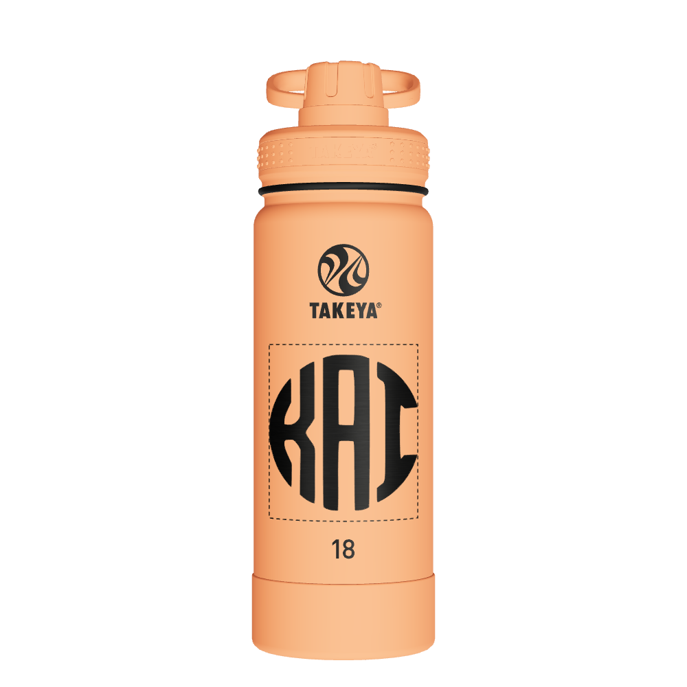 Actives Water Bottle With Spout Lid - customized